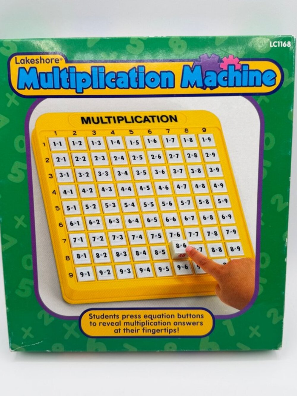 Lakeshore Multiplication Machine Math Learning Toy Self Checking